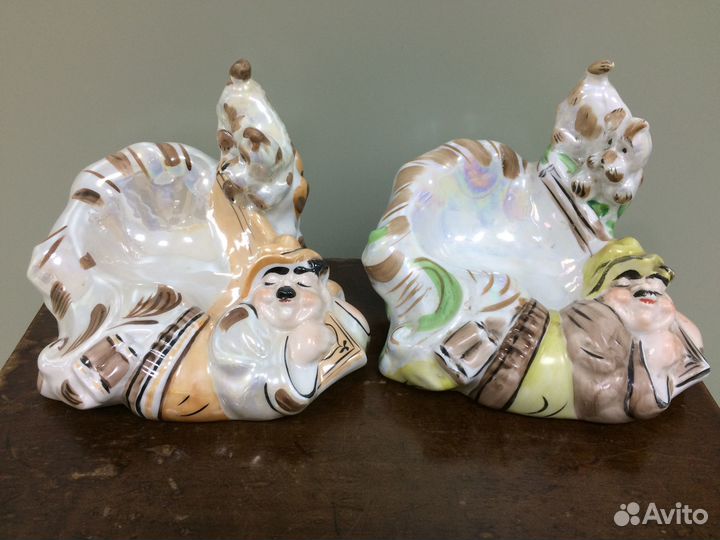 Пепельница охотник с собакой на привале Киев СССР