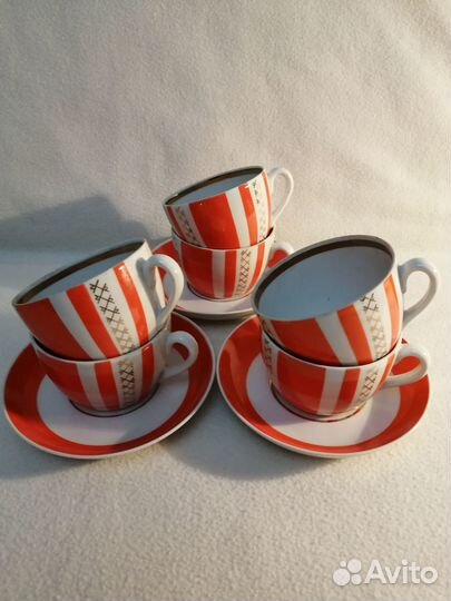 Чайные пары песочное СССР (1952-1976)