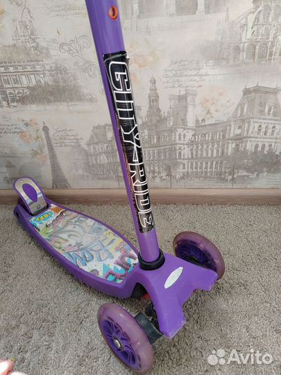 Самокат детский трехколесный