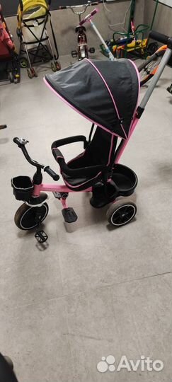 Детский велосипед с родительской ручкой