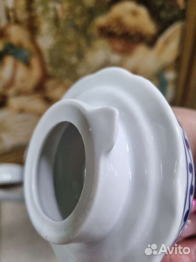 Кувшин Zwiebelmuster Кахла гдр Луковый рисунок, в