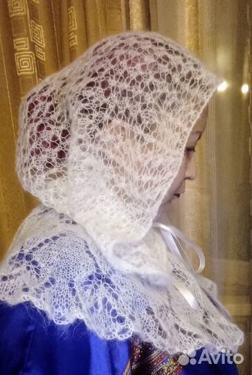 Ниспадающий платок, новый, ручная работа