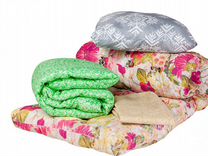 Спальные комплекты 3в1 матрас подушка одеяло