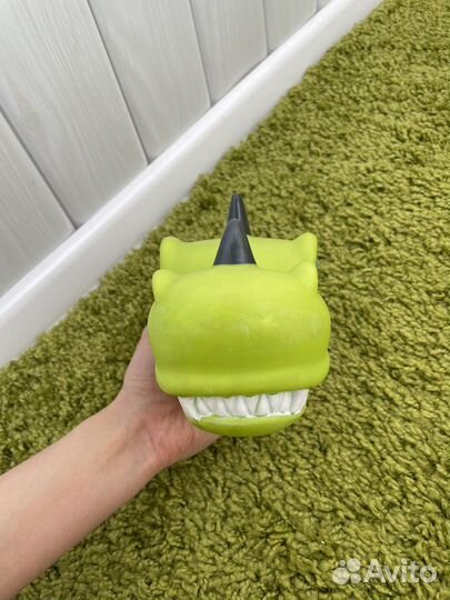 Динозавр на самокат Морда На Самокат