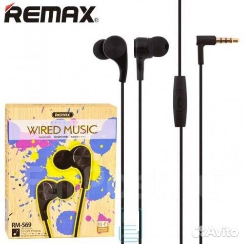 Наушники (капельки) remax RM-569