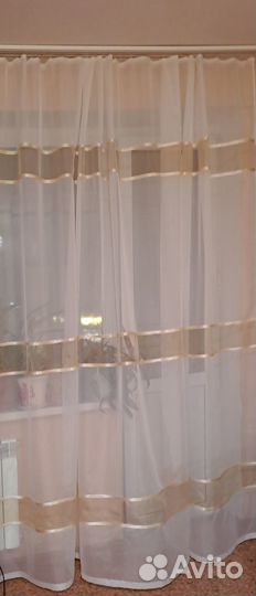 Штора из органзы