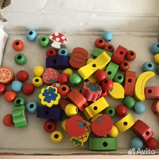 Развивающие игрушки Монтессори деревянные