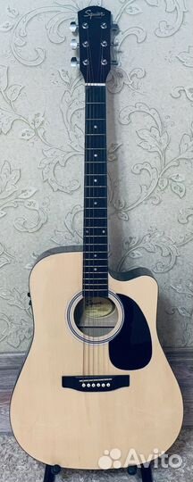 Электроакустическая гитара Fender Squier SA-105CE