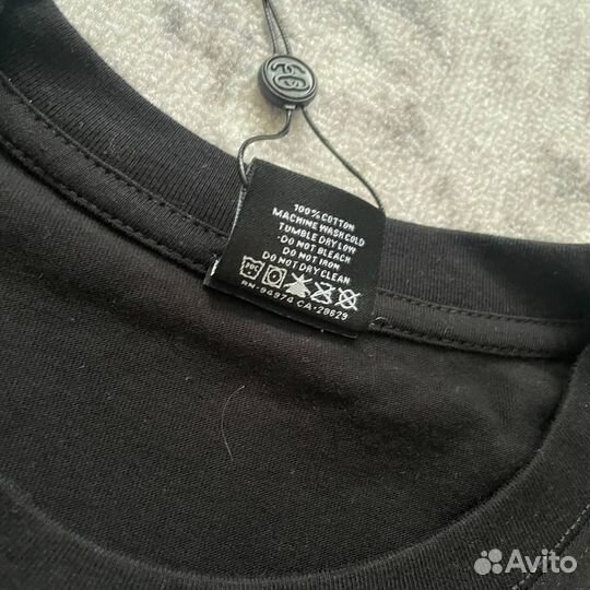 Хлопковая футболка stussy