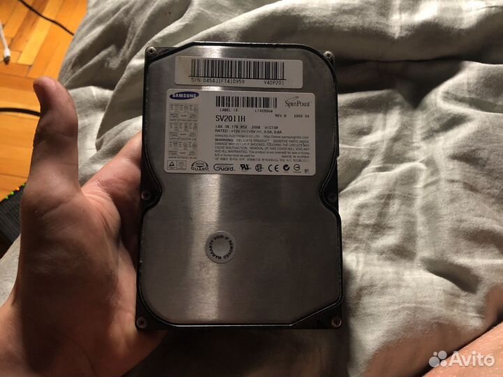 Жёсткий диск на 20 гигов