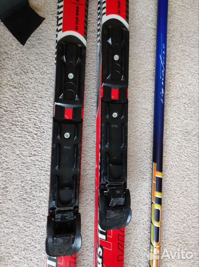 Лыжи 180 палки и чехол