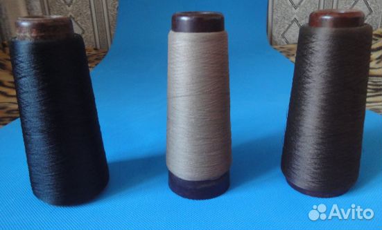 Шелковые нитки в бабинах