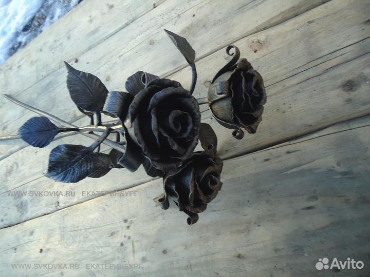 Кованые цветы и розы