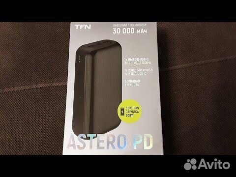 Power Bank Astero 30000 mAh Новый