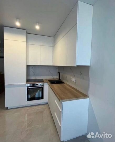 Белый кухонный гарнитур/современная кухня на заказ