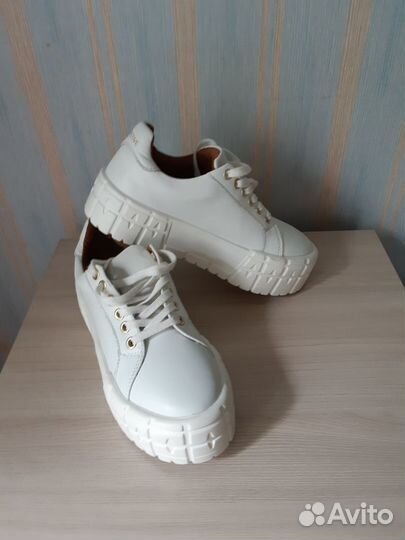 Кеды кожаные