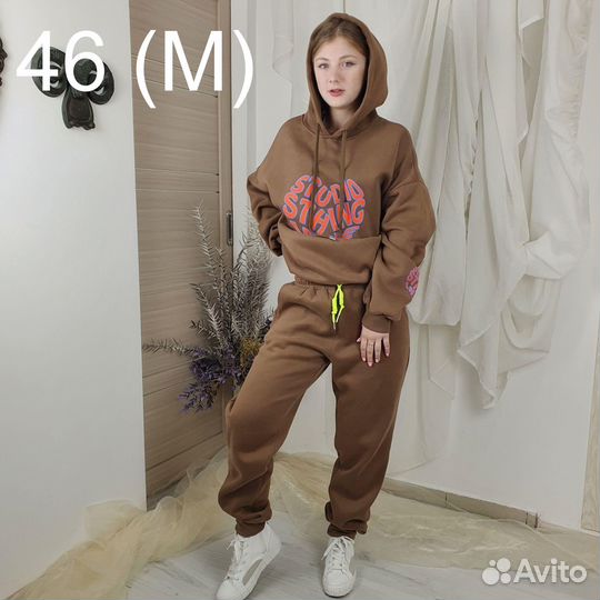 Джоггеры с флисом 7986
