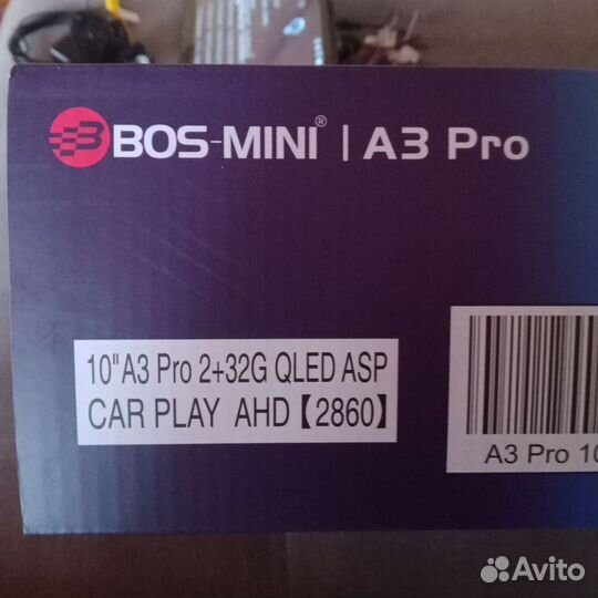 Магнитола Андроид Bos Mini А3 Pro 2/32Гб 10 дюймов