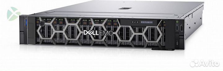 Сервер Dell PowerEdge R750 / 1 х Intel Xeon Silver 4310 / 8 х 32GB rdimm DDR4 / 6 х 8TB SAS HDD