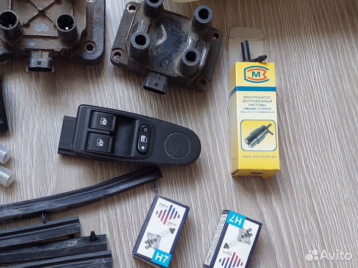 Бачок омывателя Калина, свечи, стеклоподьемники