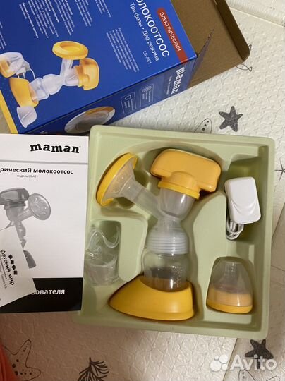 Молокоотсос электрический Maman новый