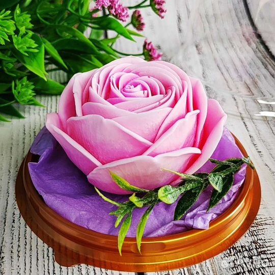 Мыло ручной работы цветы