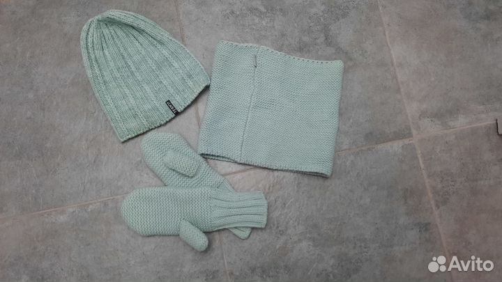 Шапка снуд варежки outventure