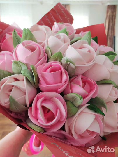 Зефирные букеты, зефир