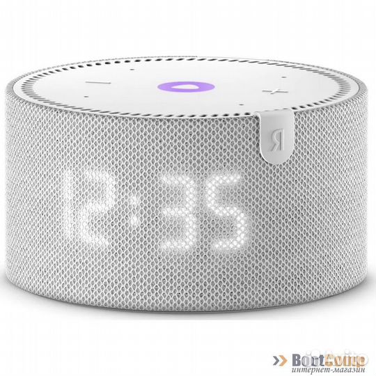 Умная колонка Новая Яндекс Станция Мини серая с ча