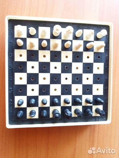 Шахматы дорожные «Ленинград», 1980г