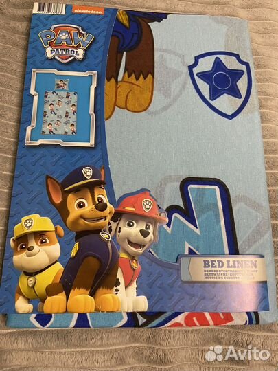 Щенячий патруль постельное белье 1,5