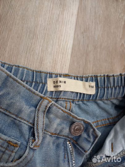 Джинсовые брюки 110