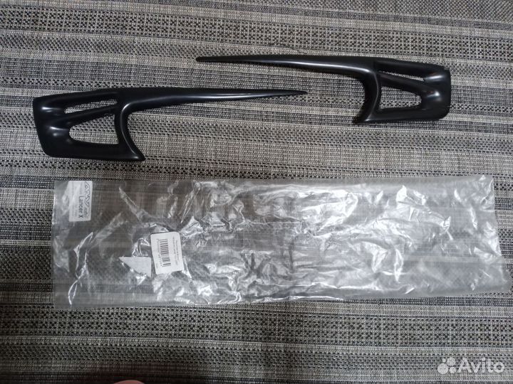 Реснички на фары mitsubishi lancer 10