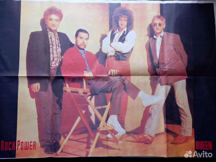 Постер-гигант Queen 80-е