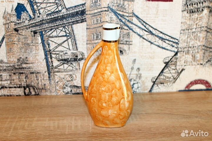 Графин керамический и 4 рюмки СССР