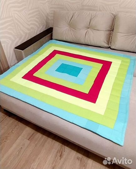 Летнее одеяло плед для детей Малиновый прямоуг-к