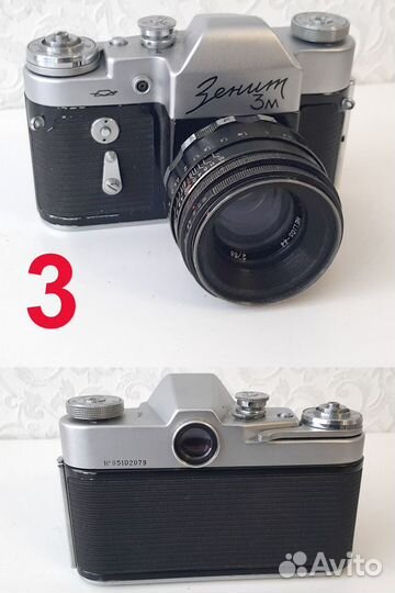 Зеркалки СССР - Зенит С, 3, 3М, 4, Старт, Кристалл