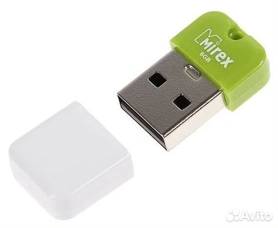 Флешка Mirex Arton Green 8 Гб usb 2.0 Flash Drive