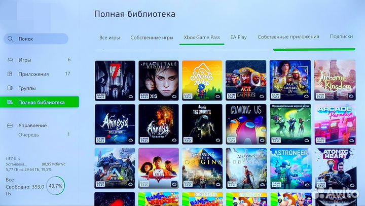 Xbox One X 1тб 4K HDR 400 игр