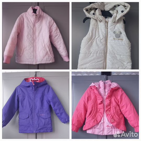 Верхняя одежда пакетом на девочку 3-4г
