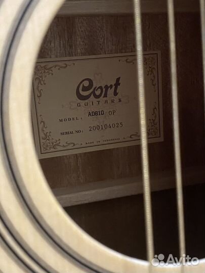 Акустическая гитара Cort