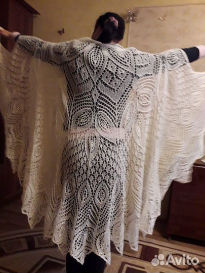 Шаль платок ручная работа