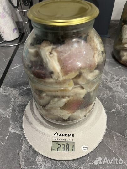 Домашнее солёное сало