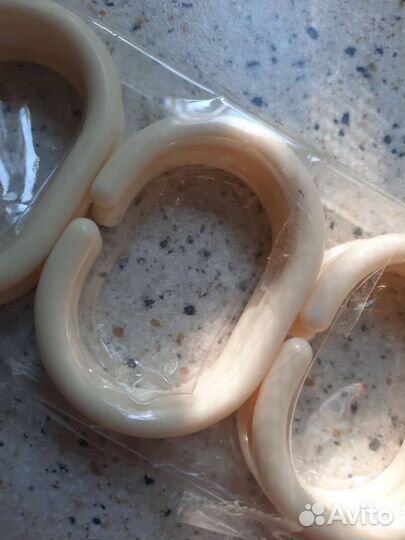 Новые колечки 12 шт для шторки в душе