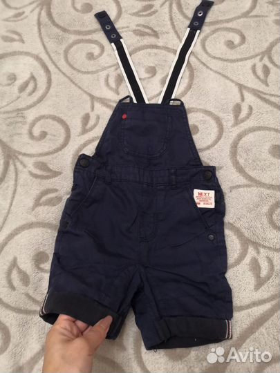 Шорты-комбинезон на мальчика 12-18 месяцев