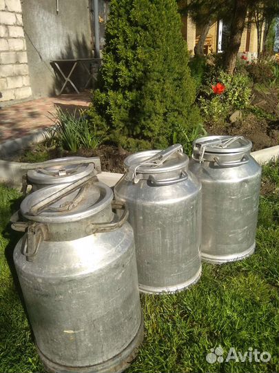 Фляга алюминиевая бу 35л. и 40 л