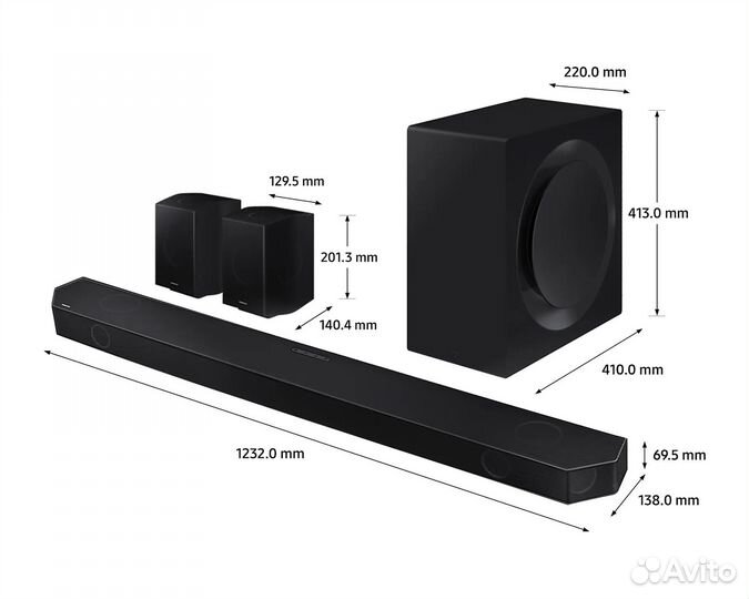 Саундбар Samsung HW-Q990B/RU
