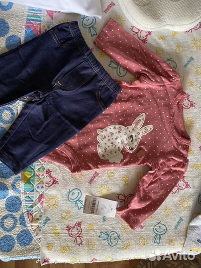 Комплект Carters новый 3m