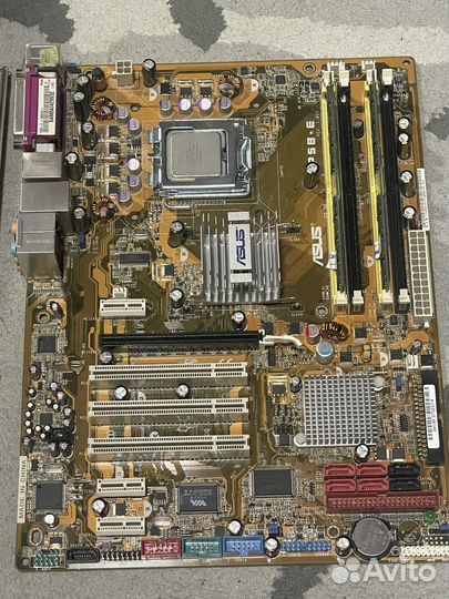 Материнская плата asus p58-e с процессором Core 2