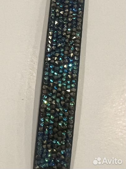 Браслет Swarovski замша